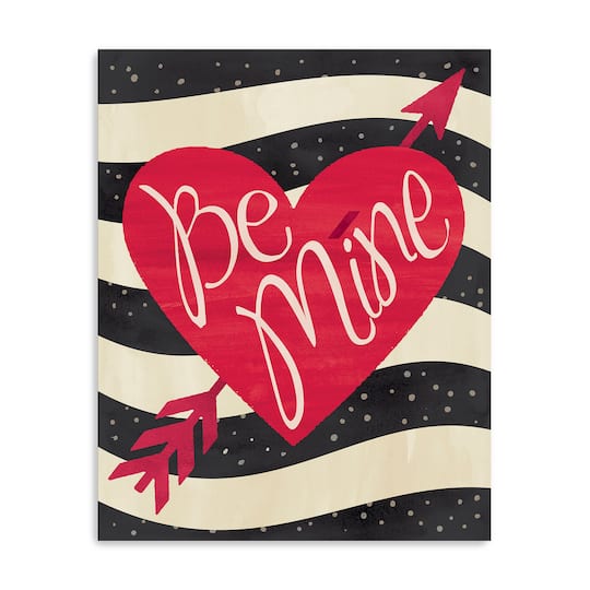 Be Mine Flag Canvas Giclée Art